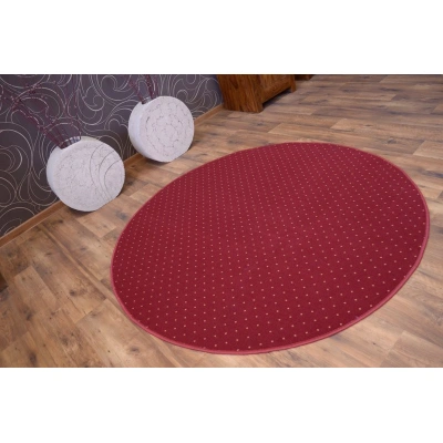 Dywany Lusczow Kulatý koberec AKTUA Breny červený, velikost kruh 100