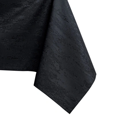 Kulatý ubrus AmeliaHome VESTA černý, velikost r160x160