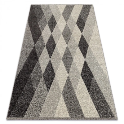 Dywany Lusczow Kusový koberec FEEL DIAMANT šedý, velikost 80x150