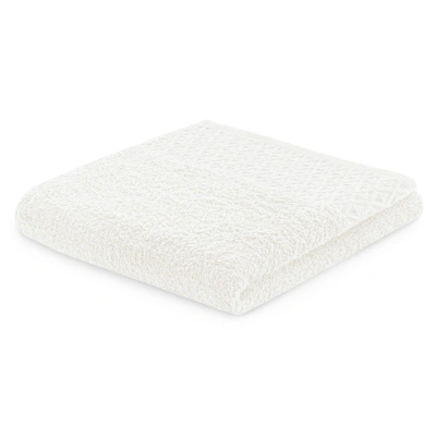 Bavlněný ručník DecoKing Andrea bílý, velikost 50x90