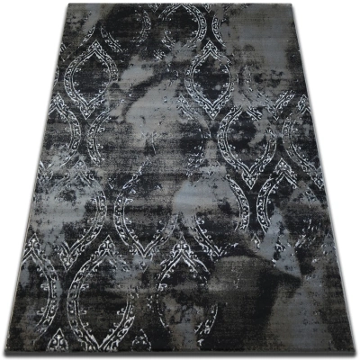 Dywany Lusczow Kusový koberec VOGUE 093 černý / hnědý, velikost 160x220