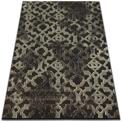 Dywany Lusczow Kusový koberec VOGUE 454 hnědý, velikost 160x220