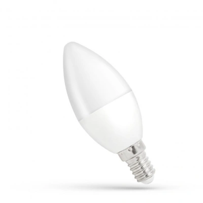 Spectrum LED LED žárovka SVÍČKA 8W E-14 teplá bílá