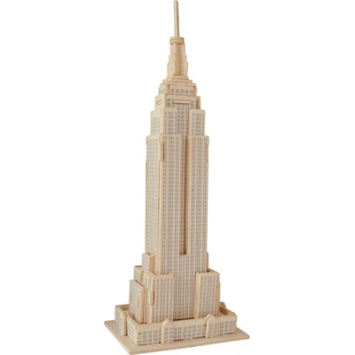 Woodcraft construction kit  Dřevěné 3D puzzle Empire State Building