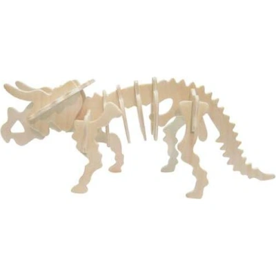 Woodcraft construction kit  Dřevěné 3D puzzle Triceratops velký