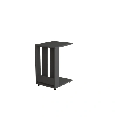 Kalune Design Odkládací stolek Edi antracitový