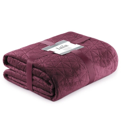Přehoz na postel AmeliaHome Laila fialový/fialovo růžový, velikost 170x270