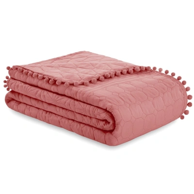 Přehoz na postel AmeliaHome Meadore II růžový, velikost 200x220