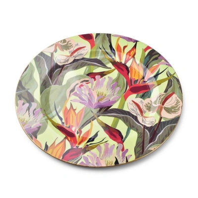 Mondex Dekorativní podtalíř Blanche Colours XLIII 33 cm květinový