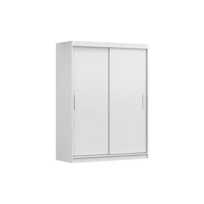 Idzczak Meble Šatní skříň VISTA 04 150 cm bílá, varianta bez osvětlení