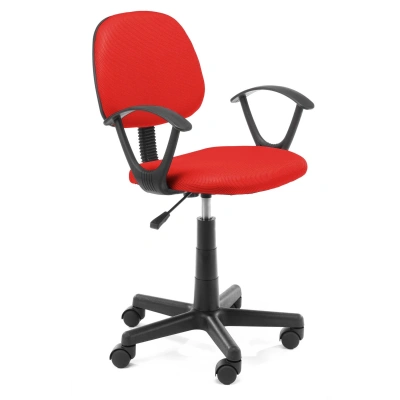 Ak furniture Dětská otočná židle FLOR červená