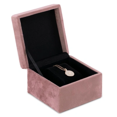 AmeliaHome Šperkovnice Basa růžová, velikost 10,8x10,8x7,8
