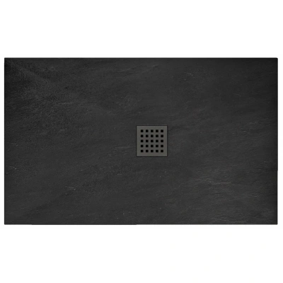 REA Sprchová vanička Black Rock 80x120 cm černá