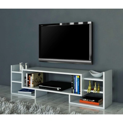 Kalune Design TV stolek SEMA 115 cm bílý