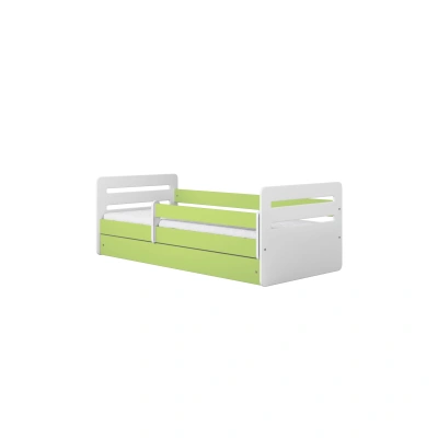Kocot kids Dětská postel Tomi zelená, varianta 80x140, se šuplíky, bez matrace