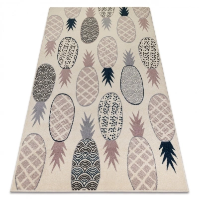 Dywany Lusczow Dětský koberec Pineapple krémový, velikost 120x170