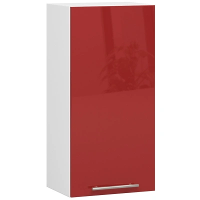 Ak furniture Závěsná kuchyňská skříňka Olivie W 40 cm  bílo-červená