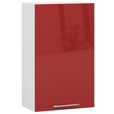 Ak furniture Závěsná kuchyňská skříňka Olivie W 50 cm bílo-červená
