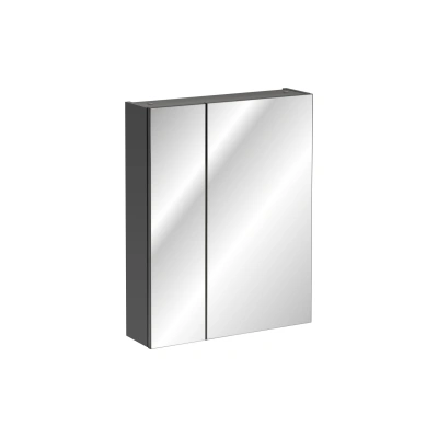 Comad Zrcadlová koupelnová skříňka Monako šedá