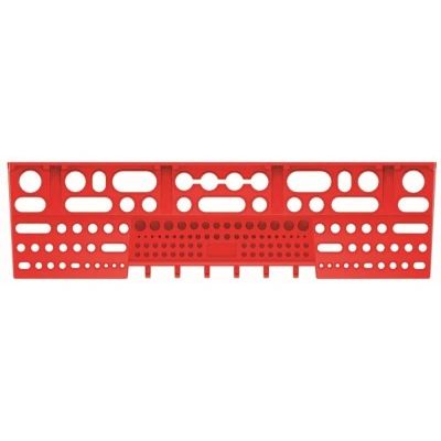 Prosperplast Držák na nářadí BENER 58 x 15,8 cm červený