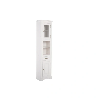 Comad Koupelnová skříňka vysoká Romantic 800 2D bílá borovice