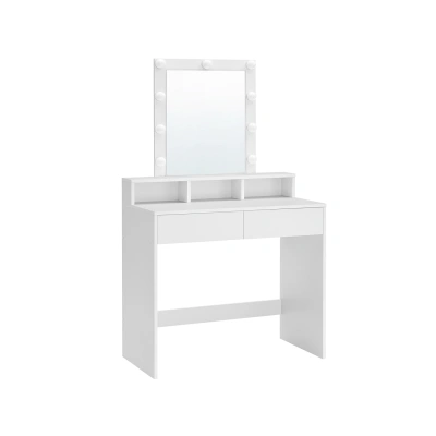 SONGMICS Kosmetický toaletní stolek Velisa 145 cm bílý