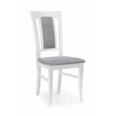 HALMAR Jídelní židle Rado bílá/šedá