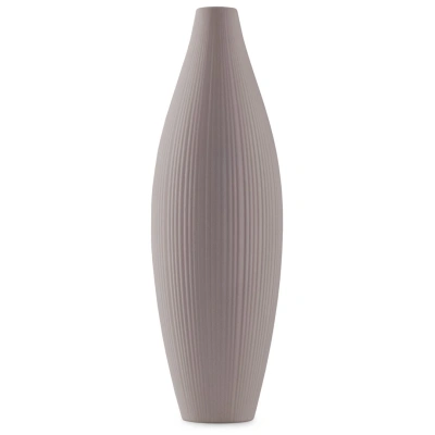 AmeliaHome Keramická váza Thali cappuccino, velikost 7x7x23