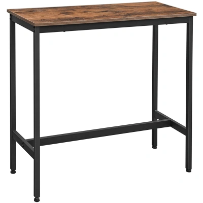 Barový stůl Vasagle Amy hnědý/černý
