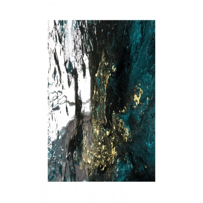 Conceptum Hypnose Koberec Dark Marble 80x200 cm modrý