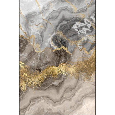 Conceptum Hypnose Koberec Marble 180x280 cm šedý/zlatý