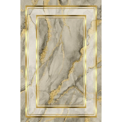 Conceptum Hypnose Koberec Marble Frame 180x280 cm béžový/zlatý